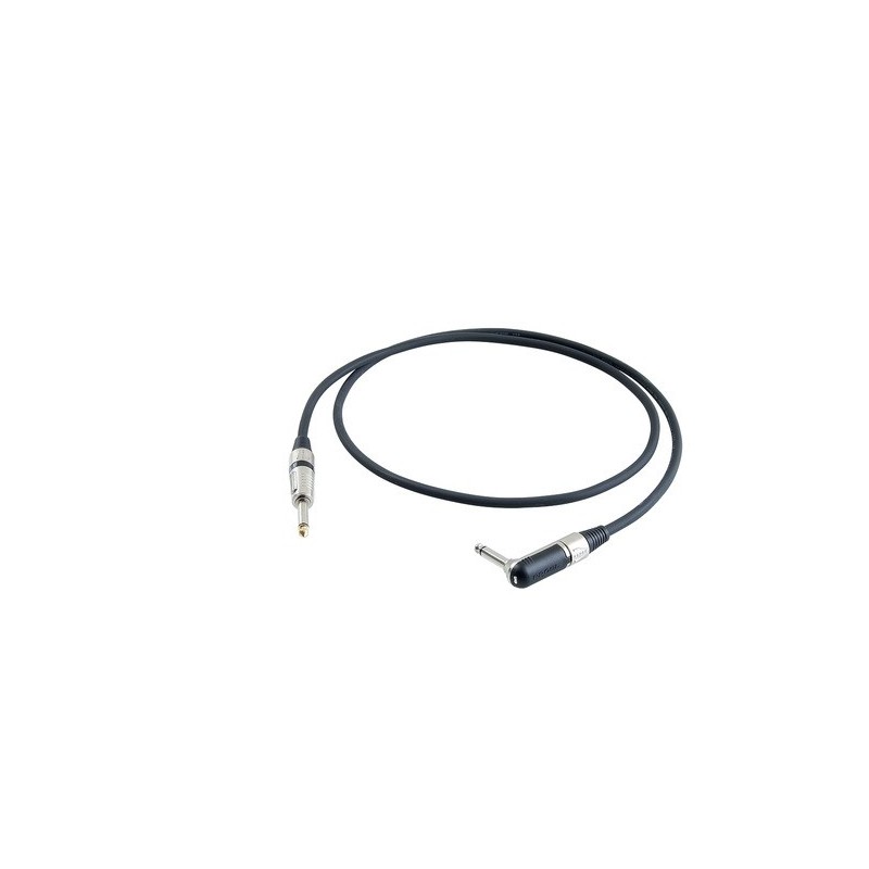 PROEL STAGE STAGE185LU3 STAGE Series kabel instrumentalny wtyk Jack 6.3 mono - wtyk kątowy Jack 6.3 mono, dł. 3m